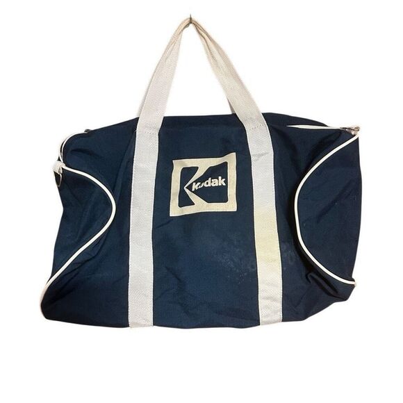 Kodak Vintage Duffle Bag without Strap Navy Blue - Picture 2 of 6